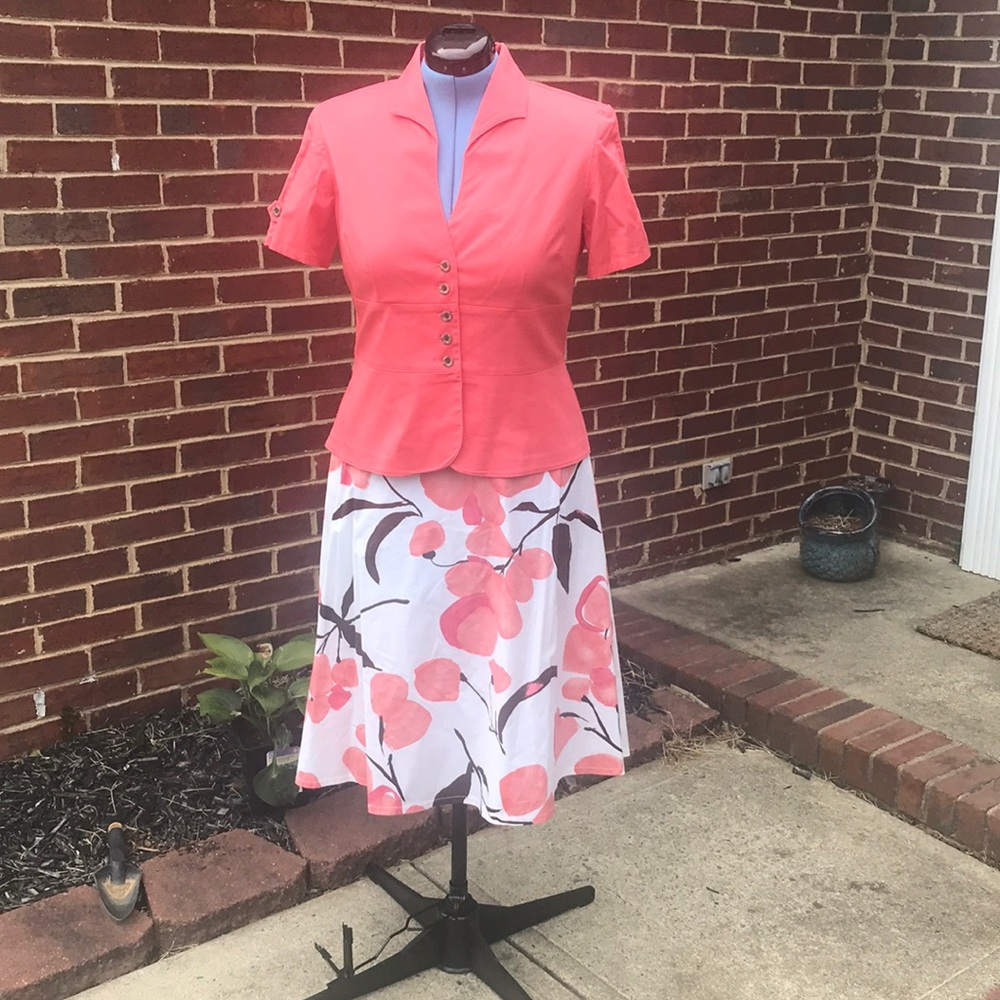 Women’s top and skirt